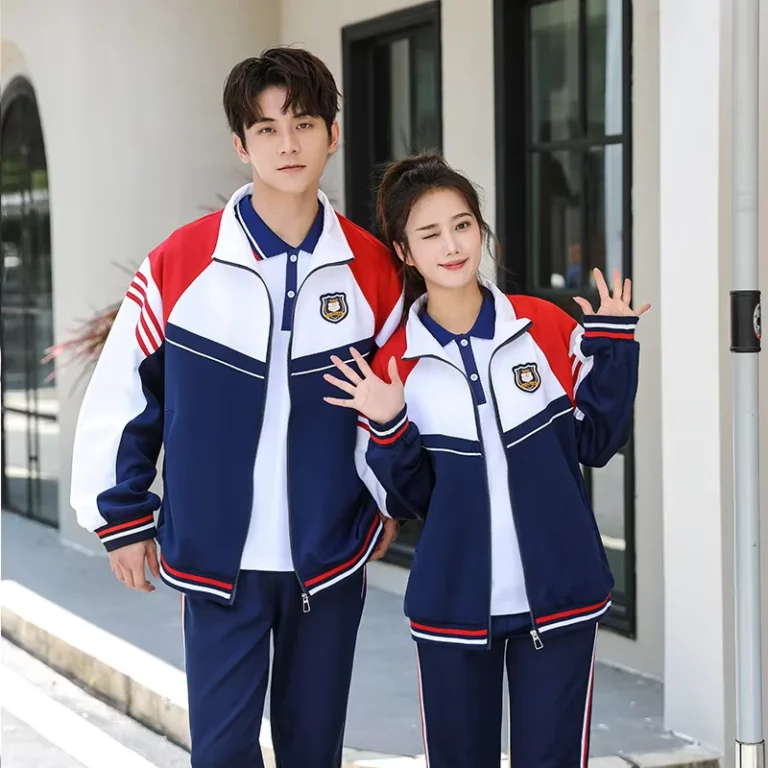 Middle-School-Student-Uniform-Two-piece-Suit-Long-sleeved-Suit-Uniform-Outdoor-Sports-Campus-Uniform