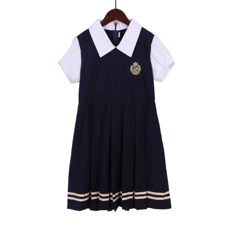 Modern-Design-Primary-Fitness-Summer-School-Uniform-Suits-Girl-Dress-School-Uniform