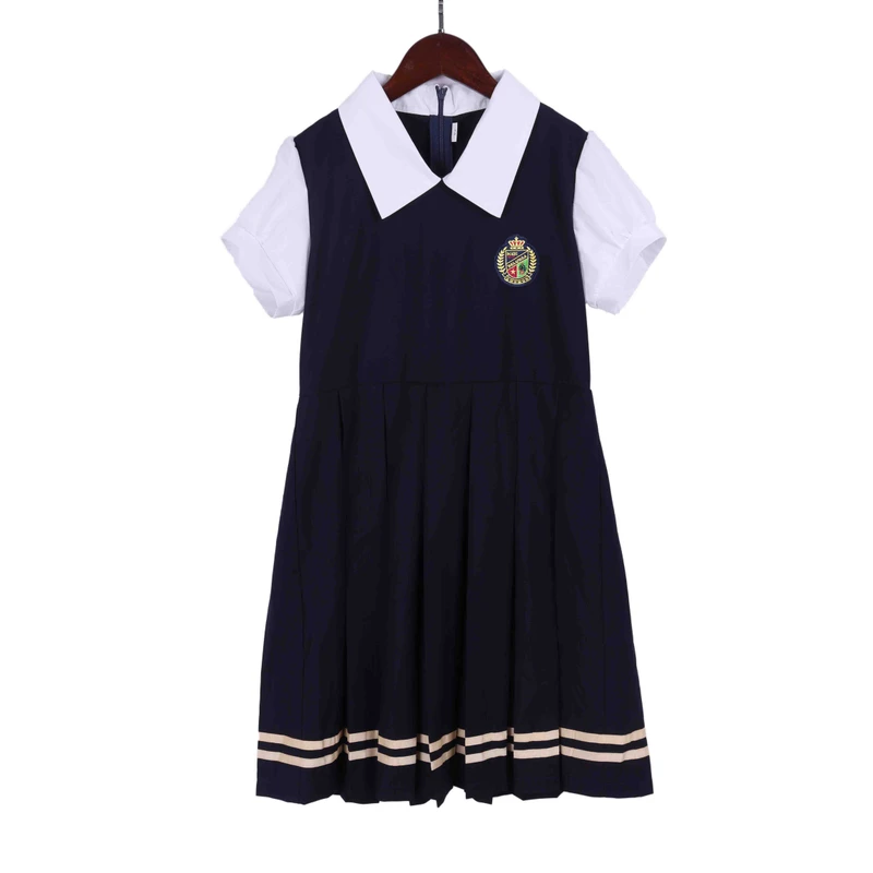 Modern-Design-Primary-Fitness-Summer-School-Uniform-Suits-Girl-Dress-School-Uniform