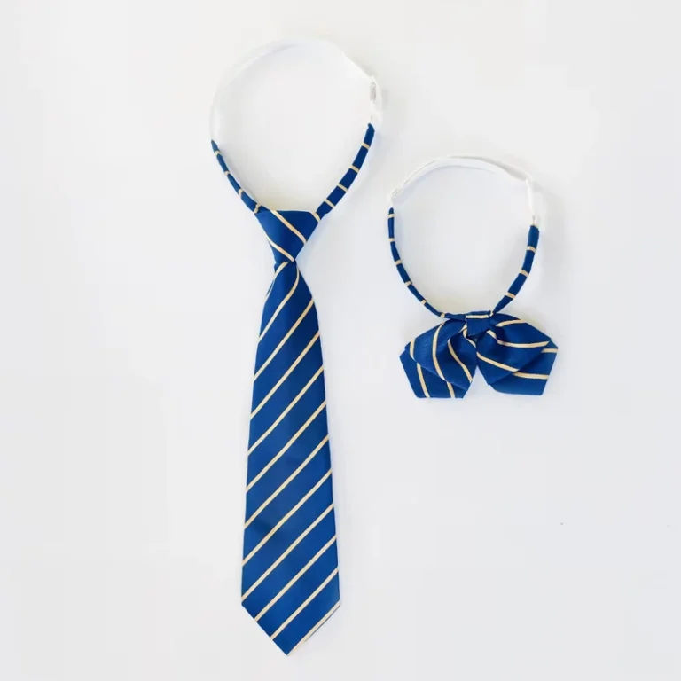 Multi-color-Fun-John-Unisex-Children-School-Uniform-Boys-Girls-Adjustable-Stripe-Polyester-Neck-Tiebow-for-School-Kids-Made