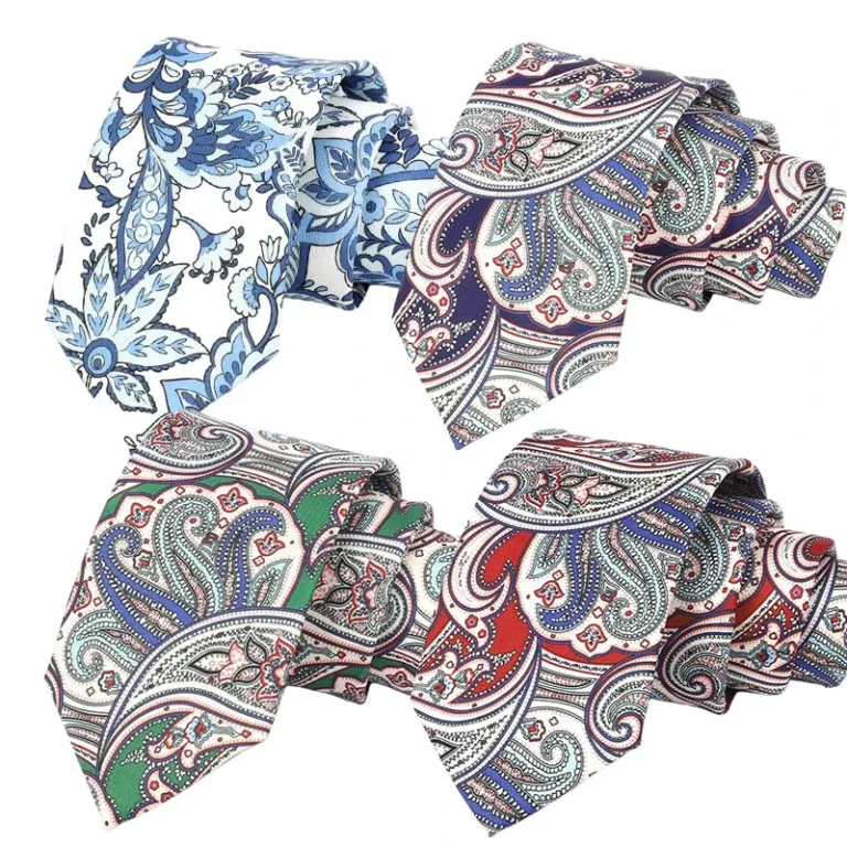 Multi-color-Optional-Digital-Printing-Necktie-100-Polyester-Paisley-Pattern-Tie-for-Men