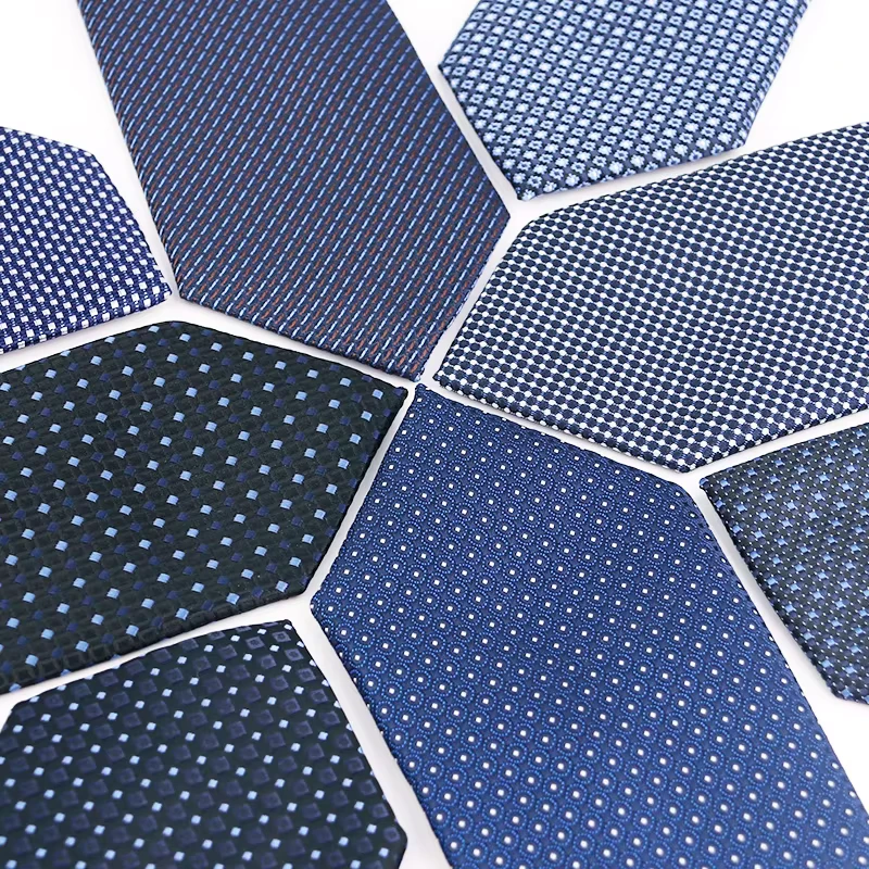 Navy-Blue-Luxury-Handmade-Factory-China-Low-MOQ-ODM-OEM-High-Quality-Fashion-100-Micro-Polyester-Fabric-Neck-Tie