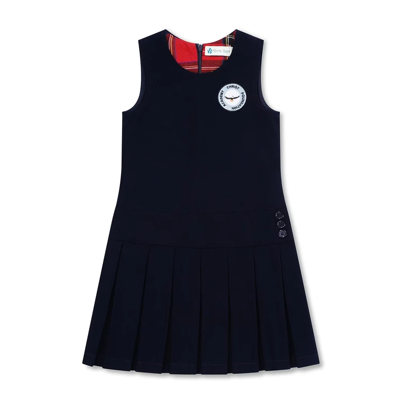 Navy-Blue-School-Uniform-Jumper-Dress-for-Girls-Student-Kids-Primary-School-Girls-Uniform-Design-Pleated-Pinafore