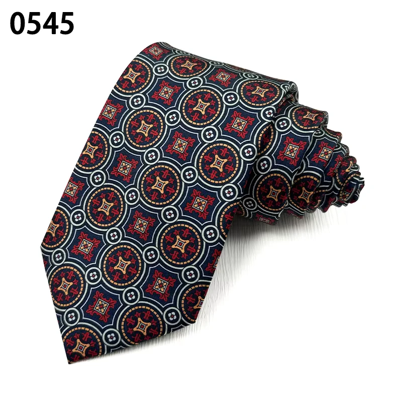 Navy-Red-Red-Medallion-Custom-Printed-Formal-Polyester-Tie-Printing-for-Men-Designer-Ties-for-Men-Necktie