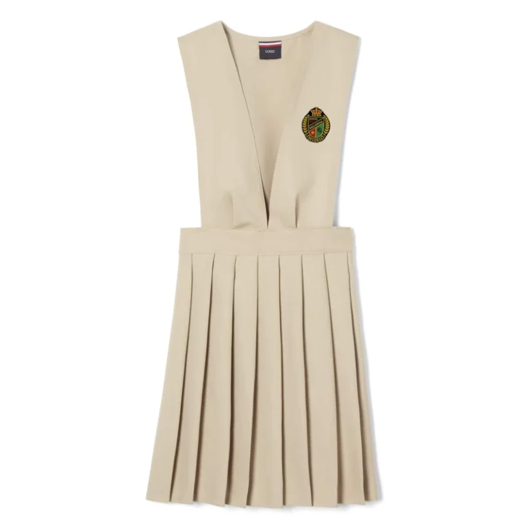 New-Arrival-Girls-Pinafore-Dress-Khaki-School-Uniform-Girls-School-Dress
