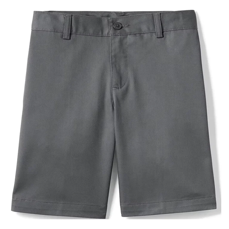 New-Arrival-High-Middle-Primary-School-Uniform-Gray-Short-Pants-Regular-Fit-School-Shorts-Pantalon-Gris-Uniforme-Escolar