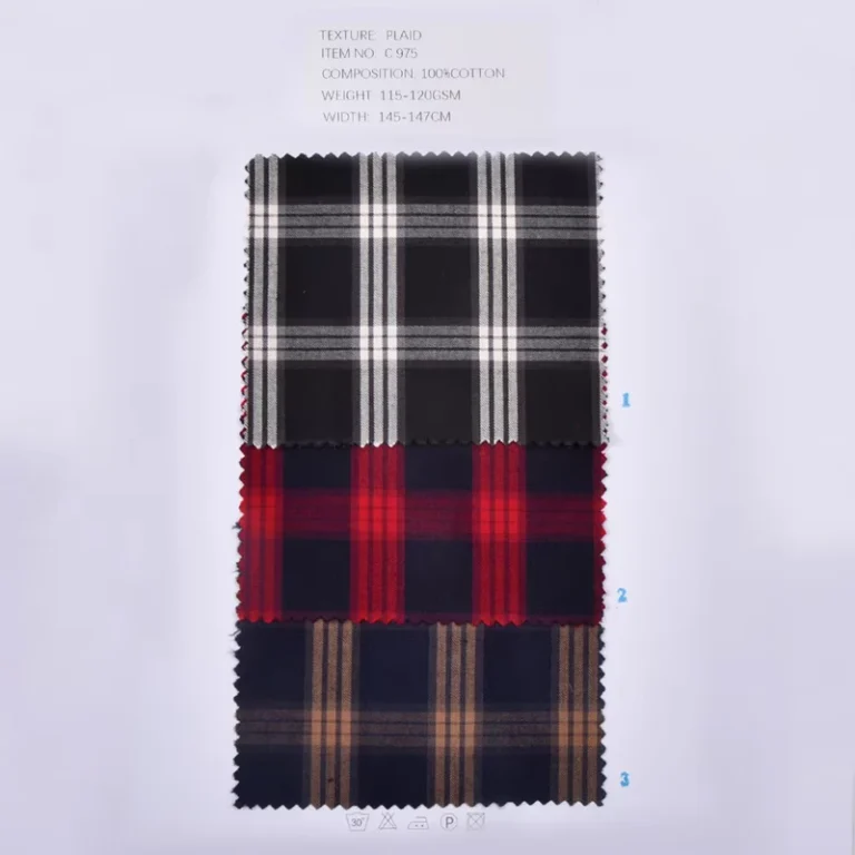 New-Design-Stock-High-Quality-Plaid-Fabric-100-Cotton-Fabric-for-School-Uniform-Shirts