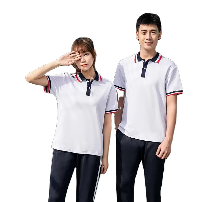 New-Style-Customize-Summer-Sport-School-Uniform-Student-Casual-Wear