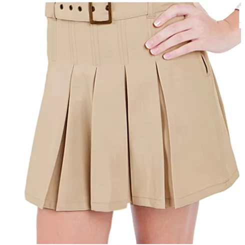 New-Style-School-Uniform-Manufacturers-Skirt-for-Girl-International-School-Dress-Design-Khaki-School-Uniforms