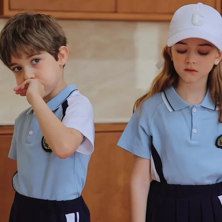 New-Style-Summer-School-Uniform-Set-Boys-and-Girls-Sports-Uniform-for-Students-OEM-and-ODM-Available