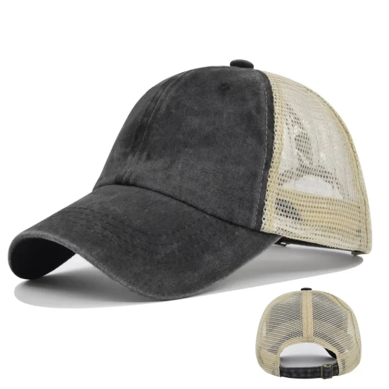 New-Style-Washed-Cotton-Canvas-Solid-Color-Baseball-Cap-Korean-Casual-Duck-Tongue-Cap-Peaked-Unisex-6-Panel-Common