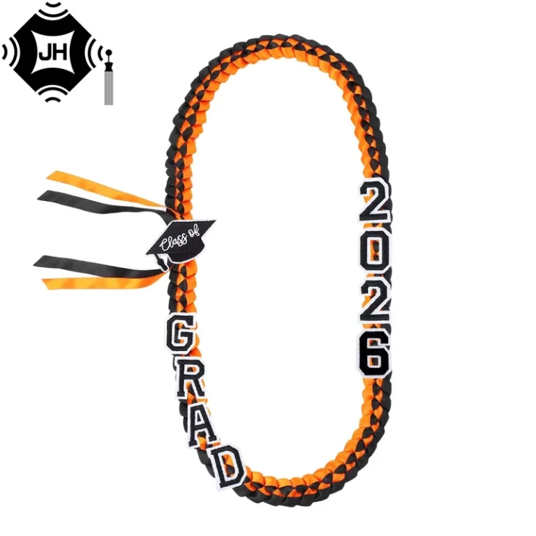 New-University-Ceremony-Braided-Necklace-Graduation-Leis-Wreath-Handmade-Class-of-Grad-Ribbon-Money-Lei-for-Grad-Gift