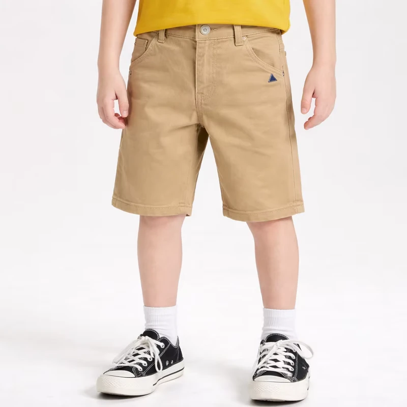OEM-Boys-Bermuda-Shorts-100-Cotton-Eco-Friendly-Breathable-Elastic-Waist-Kids-Casual-School-Uniform-3-10-Years-Private-Label