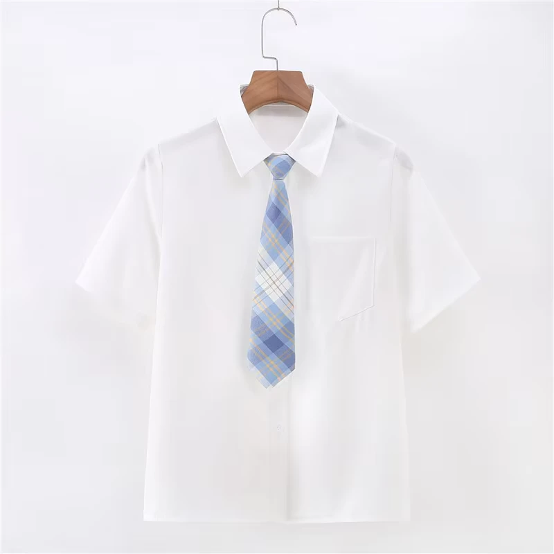 OEM-Custom-Cotton-Twill-Poplin-Embroidery-Printed-Company-Logo-Teen-Boys-Girls-High-School-Uniforms-Top-Students-White-Shirt