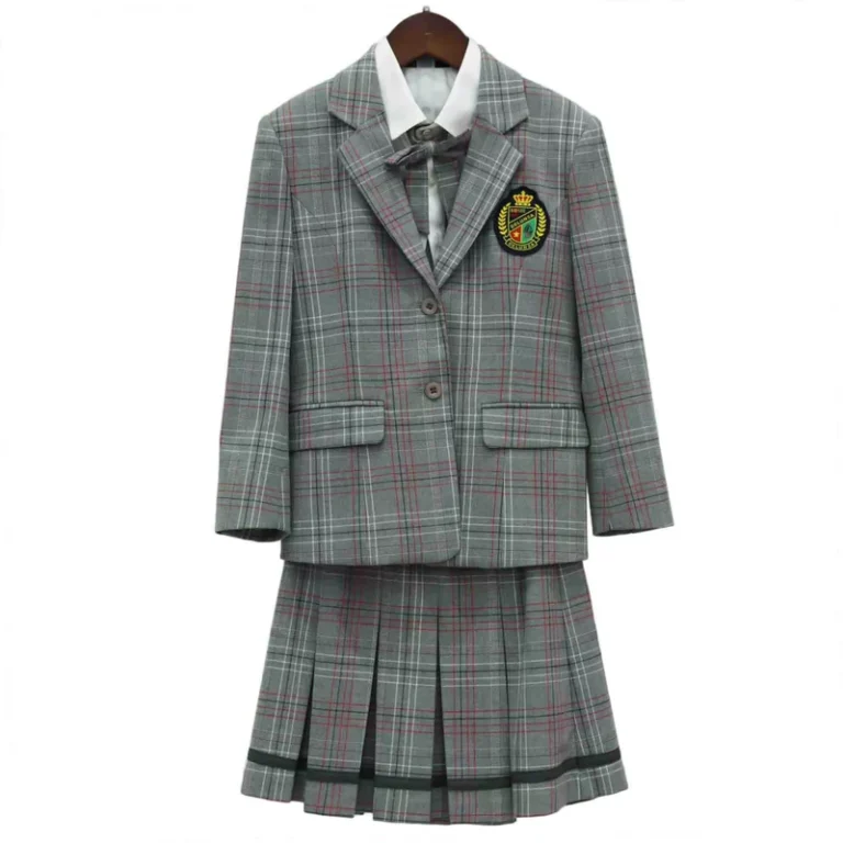 OEM-Custom-Usa-School-Uniforms-Adult-Children-Primary-School-Uniform-Design-for-Girls-Grey-School-blazer