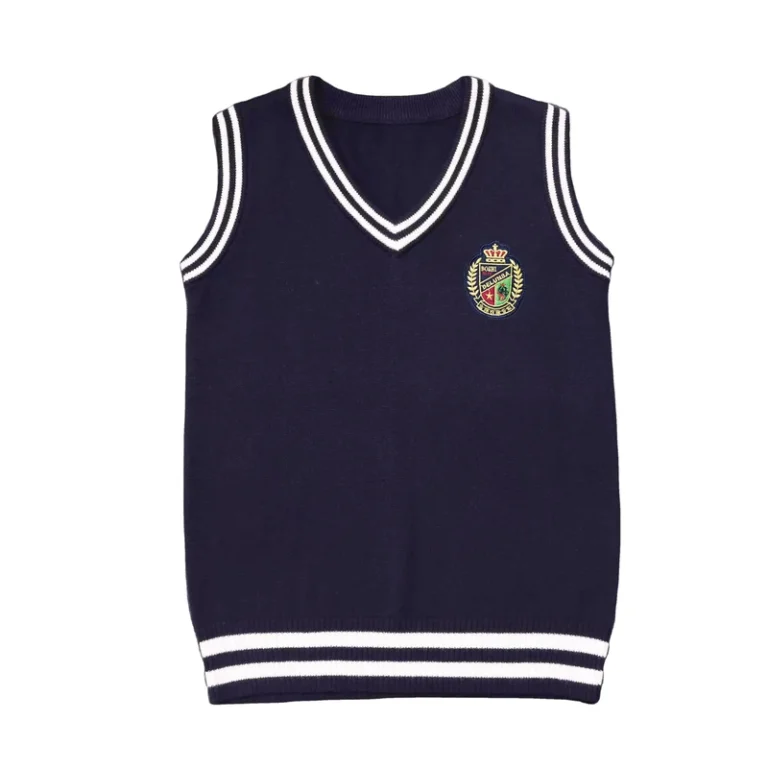 OEM-Customizable-Autumn-Sleeveless-School-Uniform-Sweater-Childrens-Primary-Age-Group-School-Uniform-for-Boys