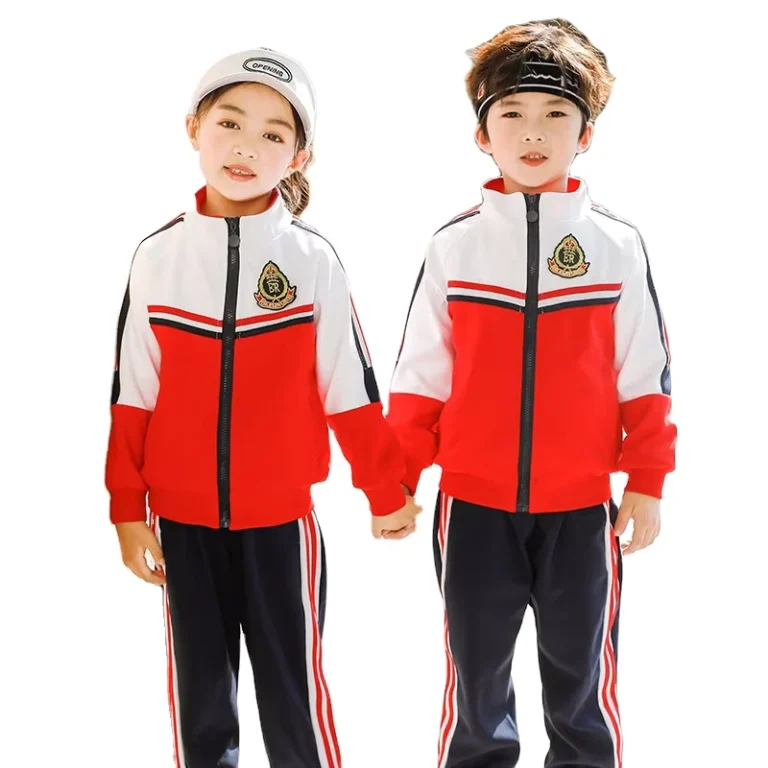 OEM-Factory-Boys-and-Girls-Sports-Clothing-Set-Kids-Student-School-Uniforms-Tracksuit-Primary-School-Uniform