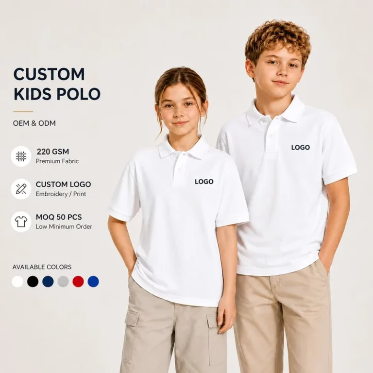 OEM-Kids-Polo-Shirt-2-Pack-Navy-White-100-Cotton-Pique-School-Uniform-Boys-Short-Sleeve-Polo-T-Shirt-Bulk-Supplier