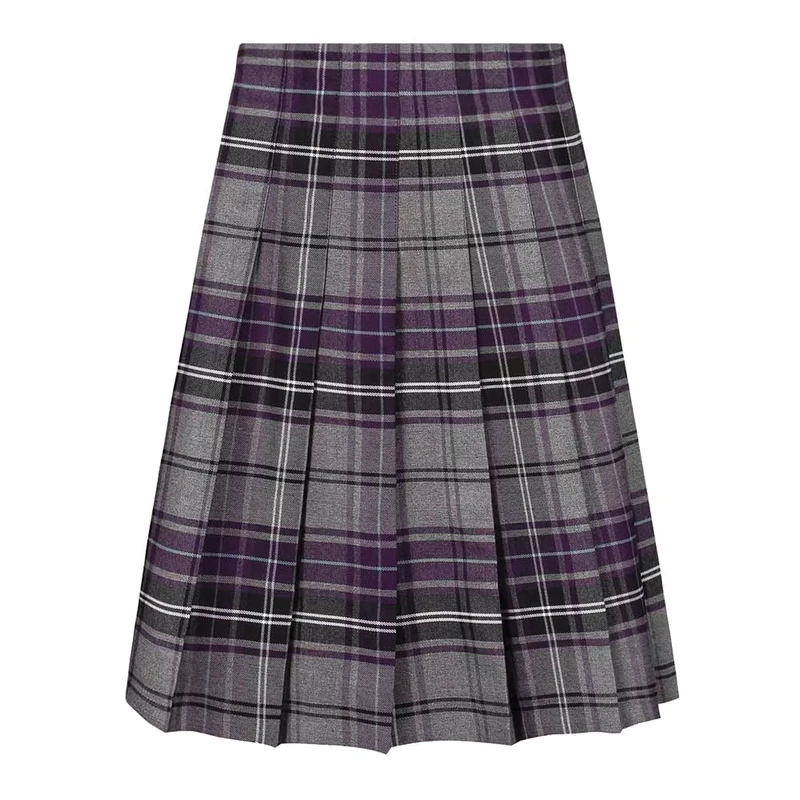 OEM-ODM-Custom-Design-Girls-Schoolmate-School-Uniforms-Skirt-High-Waist-Plaid-Tartan-Pleated-Skirt-Student-Dress