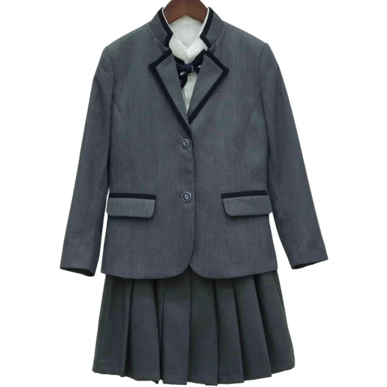 OEM-ODM-Custom-International-School-Uniform-Design-Kindergarten-School-Uniform-Blazer-With-Pants-for-Girl