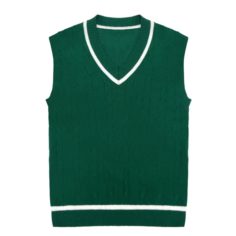 OEM-ODM-Customized-Children-School-Uniform-Knit-Vest-Sleeveless-Pullover-Sweater-School-Uniform-for-Children