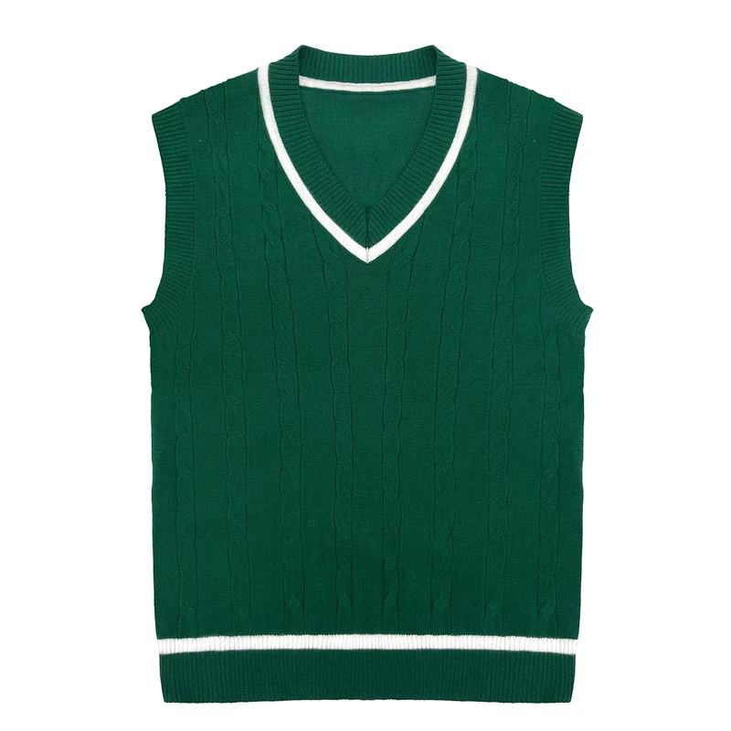 OEM-ODM-Customized-Children-School-Uniform-Knit-Vest-Sleeveless-Pullover-Sweater-School-Uniform-for-Children
