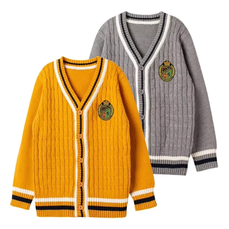 OEM-ODM-High-School-Winter-Knitted-Long-Sleeve-Polyester-Cotton-Embossed-Cardigan-Sweater-New-Design-for-Schools