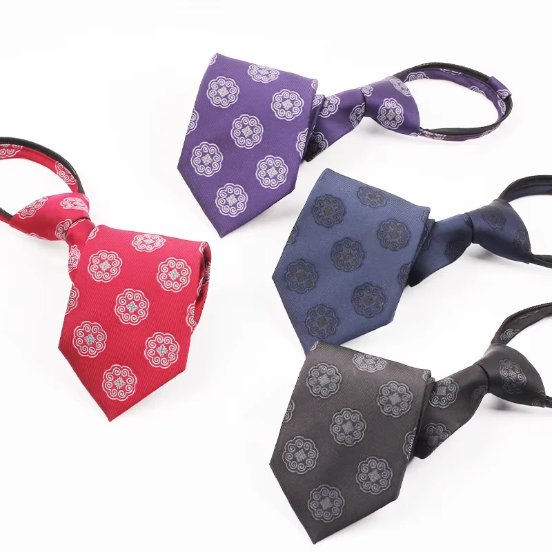 OEM-ODM-New-Arrival-Pure-Polyester-Zipper-Neck-Tie-Cost-effective-Best-Design-Woven-Necktie-for-Business-Men
