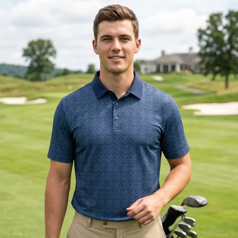 OEM-ODM-Printed-Short-Sleeve-Moisture-Breathability-Wicking-Golf-Polo-Slim-Fit-Modern-New-Design-Commuter-Wear-Polo-For-Men