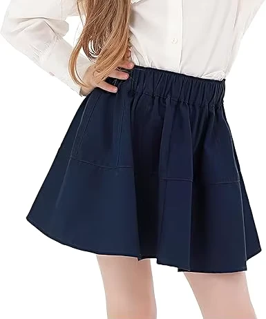 OEM-Primary-Children-Kids-Fashion-Style-School-Uniforms-Skirts-for-Girls