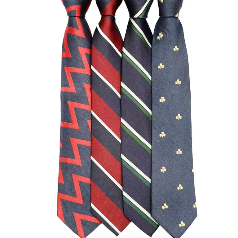 OEM-Service-100-Polyester-Jacquard-Woven-Necktie-Custom-Logo-Mens-Stripe-Pattern-Fashion-Tie