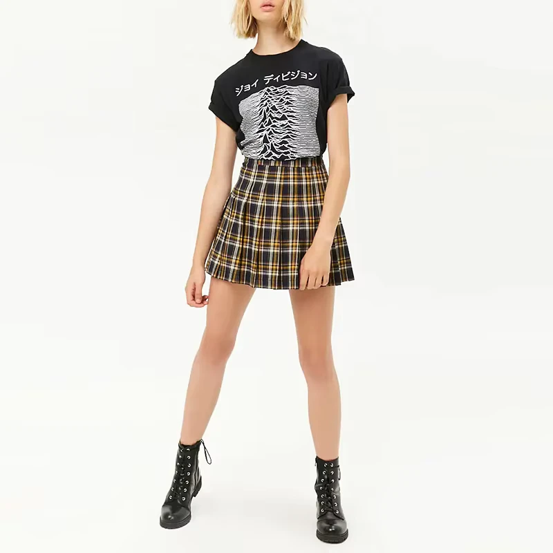 OEM-Service-Custom-Logo-Pleated-Plaid-Skirt-Middle-High-School-Uniform-for-Teenagers-Skirt