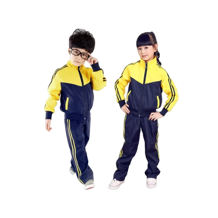 OEM-Sports-Material-Children-School-Uniform-Breathable-Spirit-Track-Suits-for-Kids-Suitable