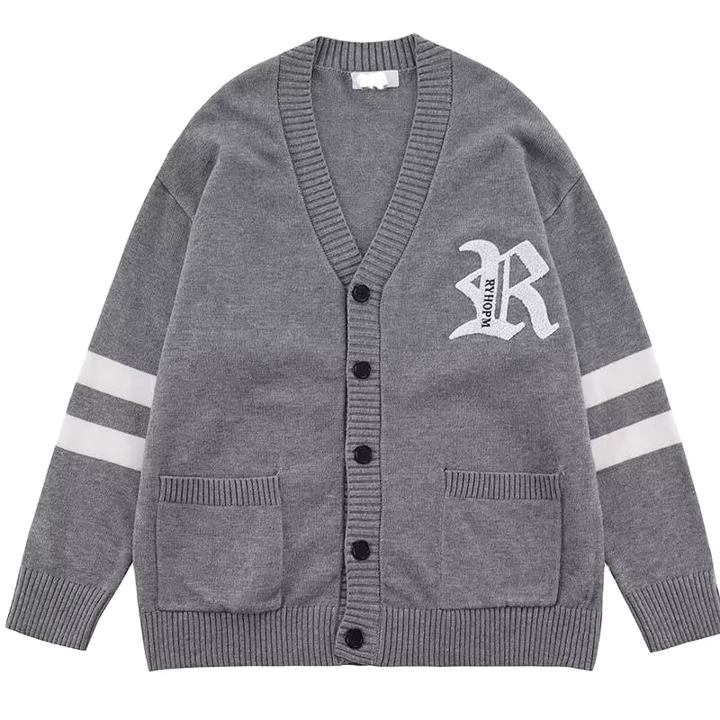 Odm-Oem-Men-Knitted-Sweaters-Custom-School-Security-Guard-Uniforms-Cotton-Wool-Cashmere-Knitwear