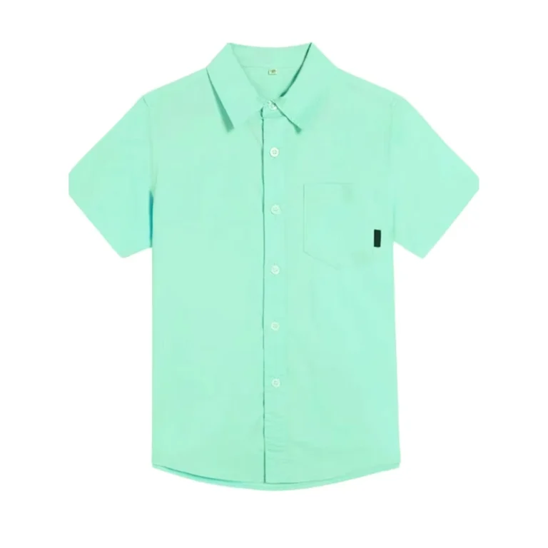 Oem-Factory-Blue-Kids-School-White-Shirt-Uniform-With-School-Badges-Manufacturer-Boys-Girls-Primary-Middle-School-Clothing