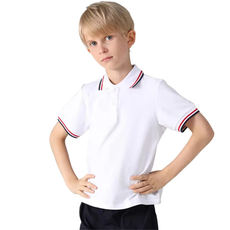 Oem-Kids-Primary-Middle-High-School-Uniform-Summer-Cute-Kindergarten-School-Uniforms-High-Quality-Polo-t-Shirt-for-Students