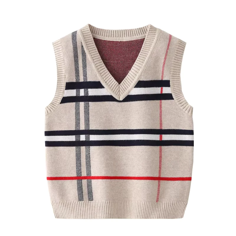 Paleo-ODM-Kids-Clothes-School-Uniform-Sweater-Primary-School-Kids-Uniforms-Waistcoat-Baby-Vests-Custom-Knit-Children