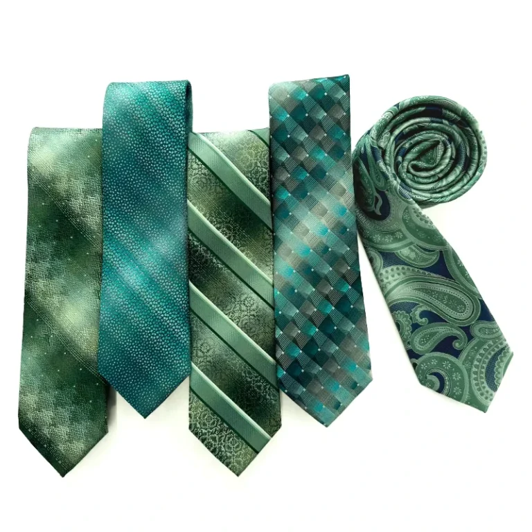 Peacock-Blue-Tie-Mens-Neckti-Stripe-Classic-Geometric-Business-Wedding-Casual-Neckties-for-Men-Custom-Label