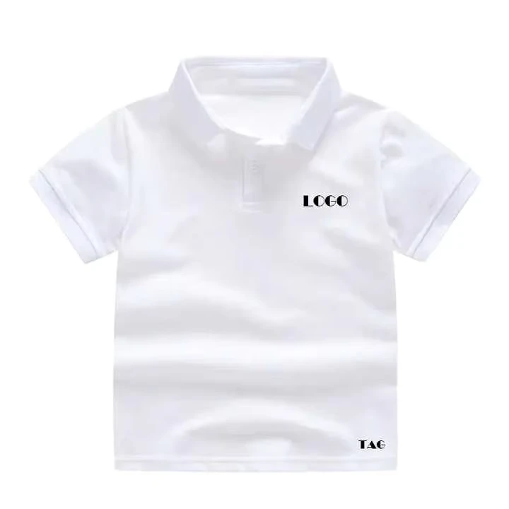 Personalized-Kids-School-Uniform-White-Polo-Shirt-Custom-Pattern-Children-School-Outfit-Children-Clothing