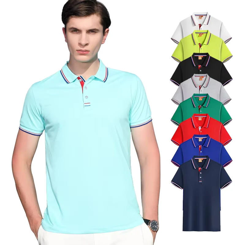 Polo-Shirt-Kfc-Uniforms-Short-Sleeve-School-Uniforms-Polo-Shirts-for-Men-Breathable-Lapel-Casual-Fashion-Shirt-Women-Set