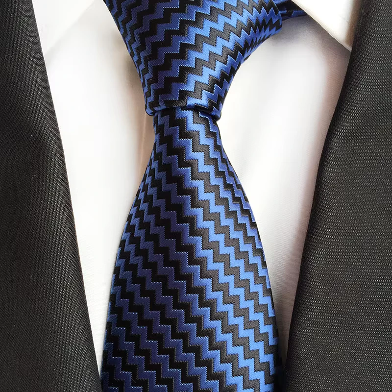 Polyester-Jacquard-Necktie-Lightweight-Texture-Pre-Tied-Option-Ideal-for-Gifts-Events