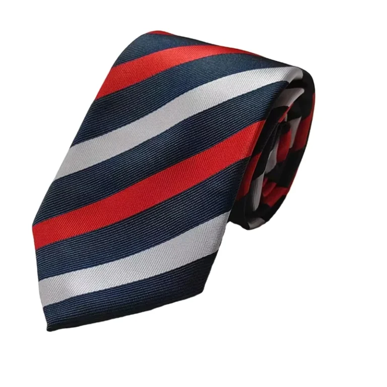 Polyester-Woven-Jacquard-Necktie-Striped-Dots-Plain-for-Men
