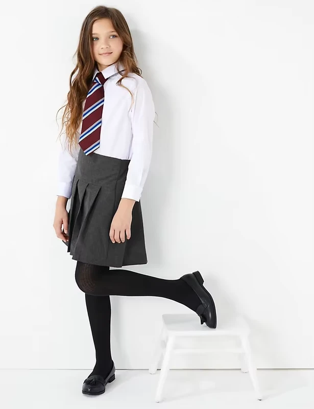 Popular-High-Quality-Long-Sleeve-Shirt-Girls-School-Uniform