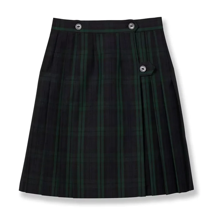 Price-High-School-Wear-Boy-Girls-Woven-School-Uniform-Skirt-With-Plaid-Checkered-Pleats-for-Childrens-Age-Group