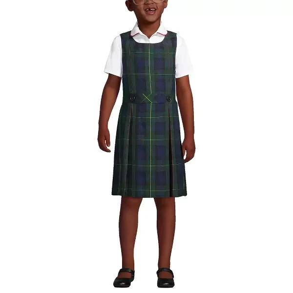 Primary-School-Crew-Neck-Sleeveless-Drop-Waist-Jumper-Pinafore-Classroom-School-Uniforms-School-Uniform-Girls-Jumper-Top-of-Knee