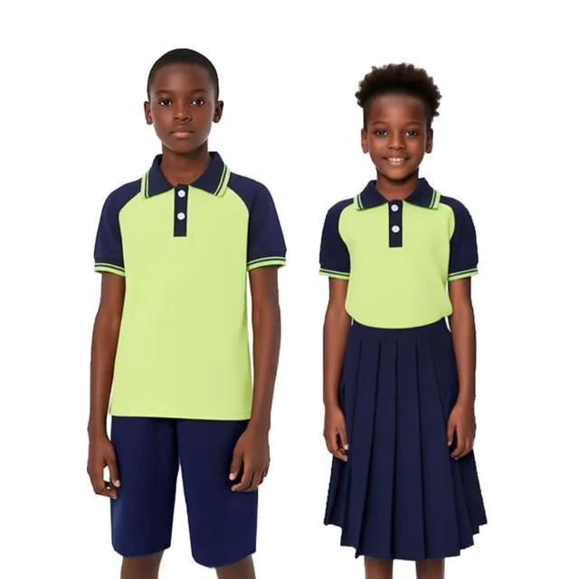Primary-School-Uniform-Children-POLO-Set-Customizable-Logo-Unisex-Cotton-with-Needle-Detection-ODM-Supply