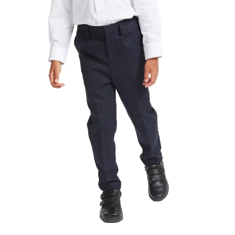 Primary-School-Uniform-Designs-Navy-Children-Classic-Woven-School-Boy-Pants