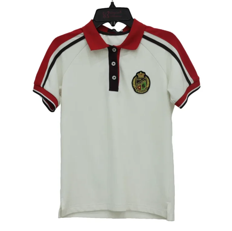 Primary-School-Uniform-Polo-Shirt-Knitted-Polyester-Cotton-Unisex-Short-Sleeve-Sports-Clothing-for-Children