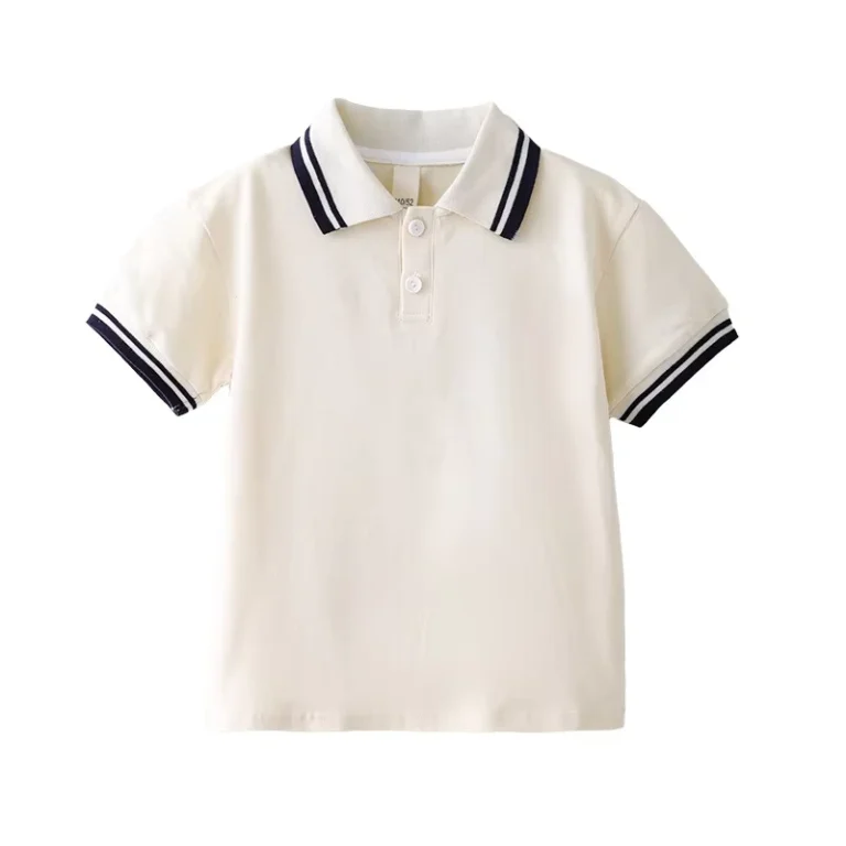 Primary-School-Uniform-T-Shirts-with-Custom-Logo-Factory