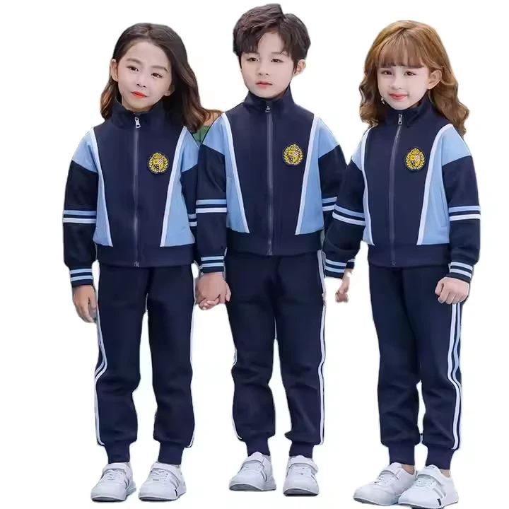 Primary-School-Uniform-for-Children-Sports-Cloth-Sets-Middle-High-School-Uniform-for-Boys-and-Girls-Spring-Autumn-Baseball-Suits